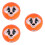 3Stk PVC Inflatable Ball Kinder Orange Robust Leicht Tragbar 6