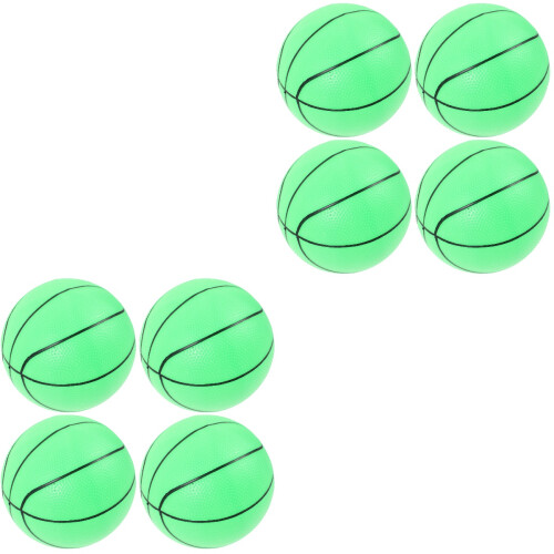 2Sets Groen PVC Basketbal Kinderen Elastisch Lichtervaring Speelbal 2