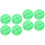 2Sets Groen PVC Basketbal Kinderen Elastisch Lichtervaring Speelbal 4