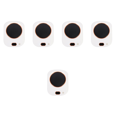 5Stk USB Elektrischer Mug Warmer Weiß Heizuntersetzer Für Tee 2