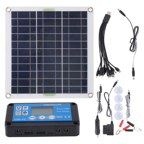 200W Solar Panel Kit OBD Fast Charging
