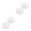 4Pcs White Sewing Thread Wax with Plastic Box for Thread Strengthening 4