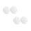 4Pcs White Sewing Thread Wax with Plastic Box for Thread Strengthening 8