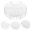 4Pcs White Sewing Thread Wax with Plastic Box for Thread Strengthening 10