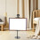 Stable Black Iron Tabletop Easel Stand with Built-in Display Light 7