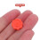 100Stk Spritzenkappen Orange Luer Lock Sicher Luftdicht Labor 8