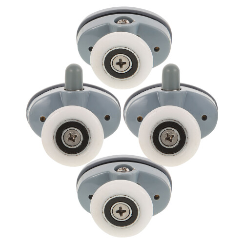 12Pcs Durable Shower Door Roller Wheels for Glass Doors Bathroom Use 1