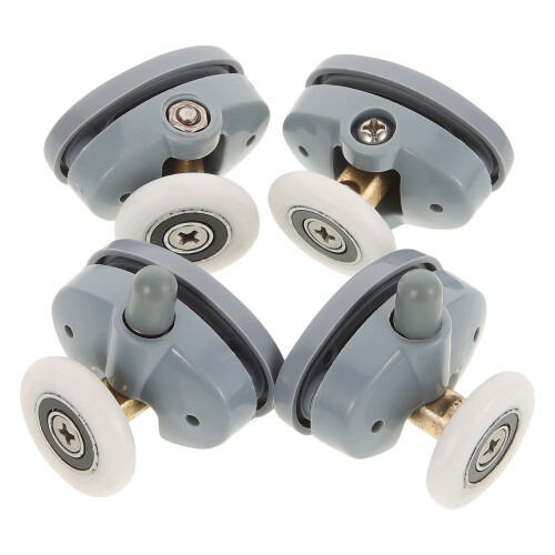 12Pcs Durable Shower Door Roller Wheels for Glass Doors Bathroom Use 2
