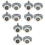 12Pcs Durable Shower Door Roller Wheels for Glass Doors Bathroom Use 4