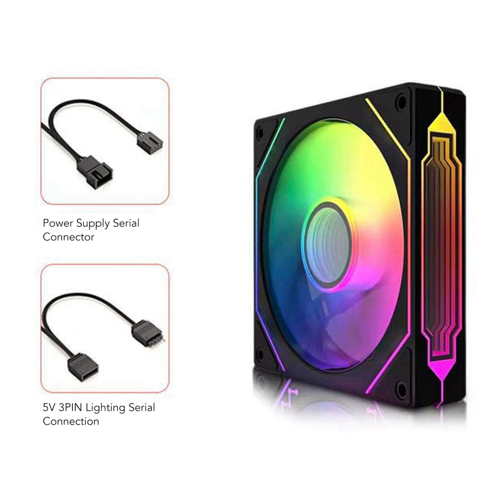 Pwm Argb Computer Fan Quiet 120Mm 7806371579380