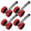 4Stk Drehbare Rollator Aus / , Hohe , Rot 11