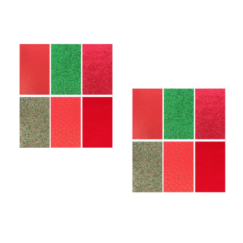 Cuir Noël Feuille Imprimée Pour DIY 2