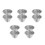 10Pcs Lightweight Aluminum Flashlight Reflector Cup for Camping Hiking 4