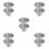 10Pcs Lightweight Aluminum Flashlight Reflector Cup for Camping Hiking 5