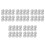 150Pcs White Plastic Flights for Dart Game Accessories Steel Tip 3