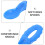 Adaptive Silicone Souple Bleue Pour Seniors Plus 8