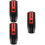 3Pcs Lightweight Emf Detector Digital Radiation Meter Black 8