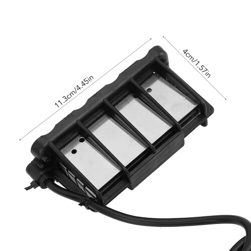 Array de détoxification par ionic du pied en acier inoxydable 304, 50-60 utilisations, 11,3 x 4 cm 1