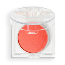 Revolution Beauty London, Bouncy Blur Blush, Powder Blush for Cheeks, Buildable Formula, Vegan & Cruelty-Free, Coral Burst, 0.19 oz