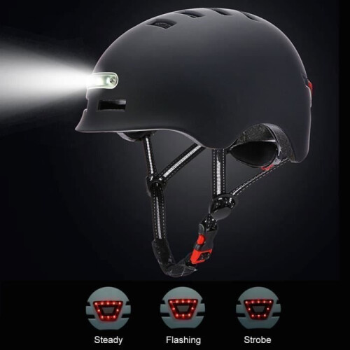 Rithok Bicycle Helmet - SURENHAP - USB Charging - Bright Light - Rear Warning Light 1