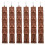 18Pcs Multi-Functional Dark Brown Wax Stamping Sticks for DIY Crafts 2