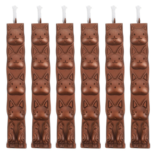 18Pcs Multi-Functional Dark Brown Wax Stamping Sticks for DIY Crafts 1
