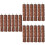 18Pcs Multi-Functional Dark Brown Wax Stamping Sticks for DIY Crafts 7