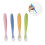 8Pièces Cuillères Training Bébé Silicone Mains Adaptées 9