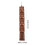 18Pcs Multi-Functional Dark Brown Wax Stamping Sticks for DIY Crafts 11