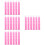 24Pièces Cire Rose Pour Sceaux, Utilisation Polyvalente Sur Enveloppes 8