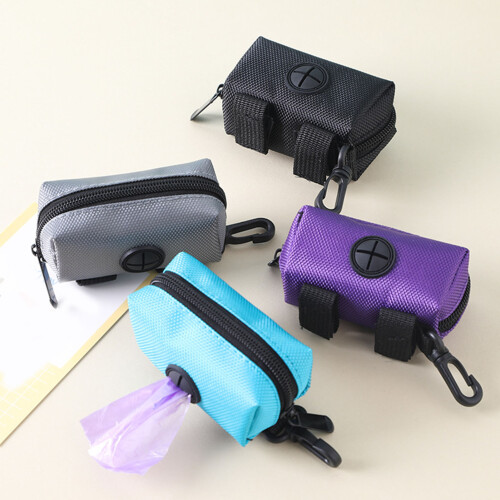 Dog Poop Bag Holder Large Capacity Purple 2