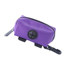 Dog Poop Bag Holder Large Capacity Purple Oxford