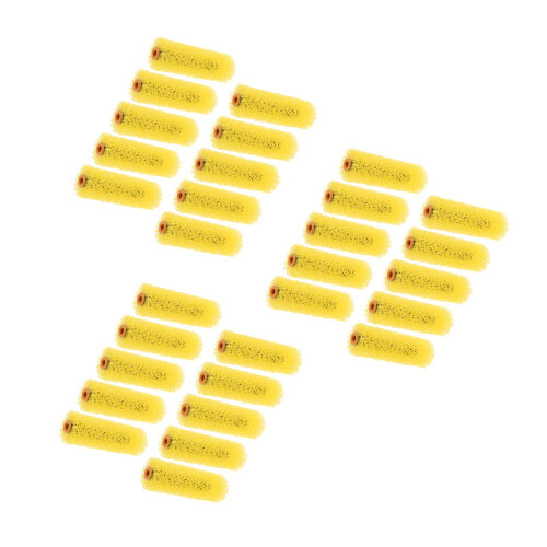 30Pcs 4 Inch Sponge Paint Rollers with Embossed Texture for Walls 2