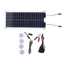 Adjustable Mount Bracket Solar Panel Kit30W12V Monocrystalline Waterproof Solar Battery Trickle Charger Smart Charge Controller Durable Aluminum