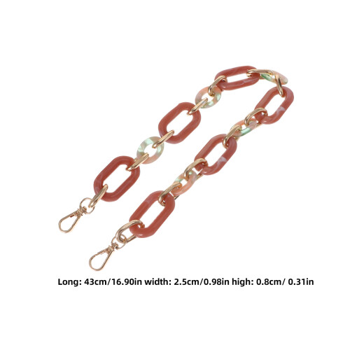 3St Handbag Strap Acryl Roze Modeketting Duurzame Vervanging 1