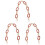 3St Handbag Strap Acryl Roze Modeketting Duurzame Vervanging 3