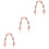 3St Handbag Strap Acryl Roze Modeketting Duurzame Vervanging 6