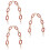 3St Handbag Strap Acryl Roze Modeketting Duurzame Vervanging 8
