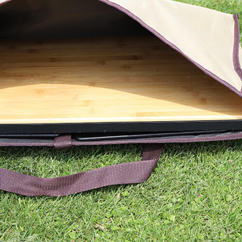 Outdoor Canvas Storage Bag 2 Compartments Foldable 1