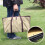 Outdoor Canvas Storage Bag 2 Compartments Foldable 3