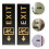 5Pcs Black Acrylic Exit Sign with Arrow Self Adhesive for Business Use 10