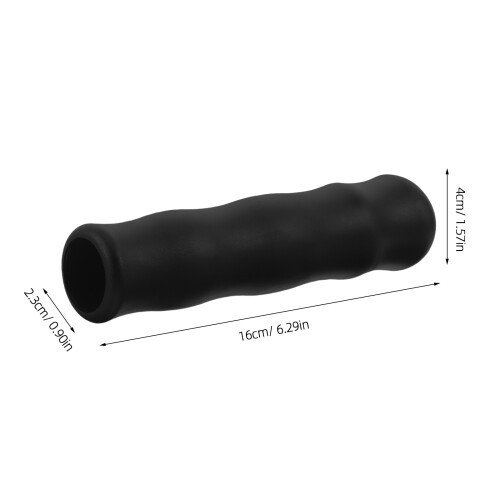 Black Exercise Grip Wraps for Gym Bars and Pull-Up Handles 2