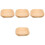 200Pcs Khaki Disposable Non-Stick Paper Baking Liners 4