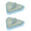 2 Pcs Cleaning Scouring Pad Triangle Sponge 5