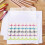 40Pièces Tampons Peinture Compact Éponge Plastique Couleurs Multiples 5