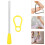 4Pcs Versatile Triangle Iron Mallet Sticks Yellow for Instrument Use 10