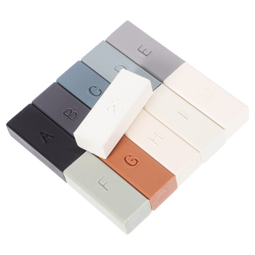 22Pièces Cire De Réparation Sol Bois Multi-Couleurs Résine 1