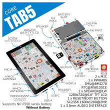 For M5Stack Tab5 IoT Controller/Development Portable IoT Terminal ESP32-P4 + ESP32-C6 Without Battery