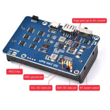 For Raspberry Pi 3 3B 4B UPS HAT Support 21700 Li Battery 5V Uninterruptible Power Supply Pogo Pins Connector