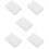 5Pcs White Ski Wax for Snowboard Skateboard Convenient Durable Waxing 9